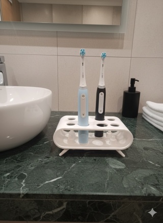 Duży stojak podstawka na 4 szczoteczki oral b io