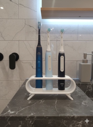 Stojak na 3 szczoteczki 1x Philips Sonicare i 2x Oral-B io