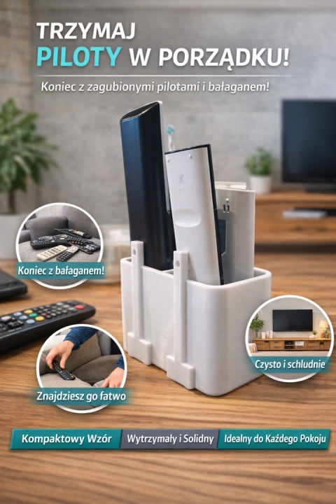 Stojak na piloty organizer