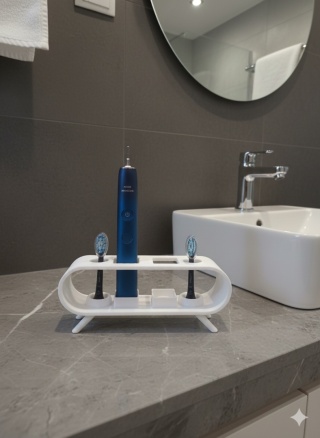 Stojak pod 2 szczoteczki oraz 2 końcówki Philips Sonicare
