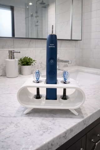 Stojak pod 1 szczoteczke oraz 2 końcówki Philips Sonicare