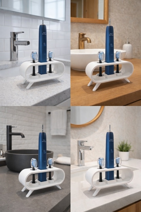 Stojak pod 1 szczoteczke oraz 2 końcówki Philips Sonicare